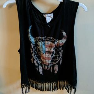 Tank top with design